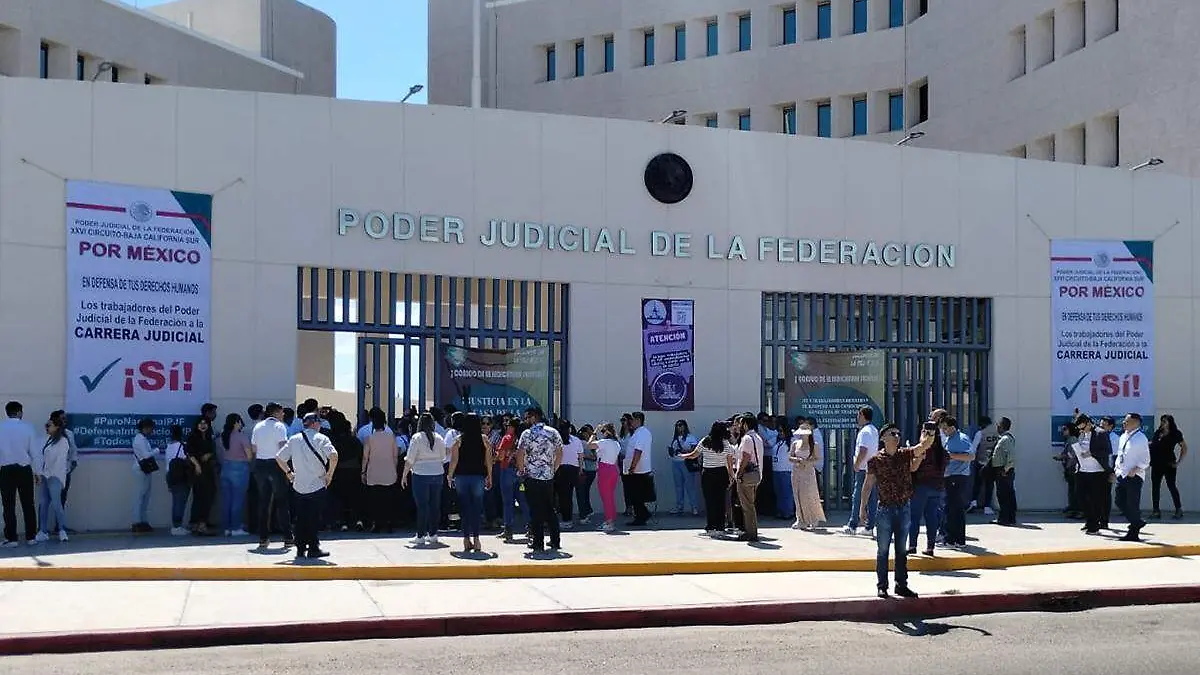 Paro poder judicial en la paz 1